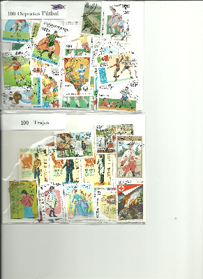 Sellos usados mundiales por temas